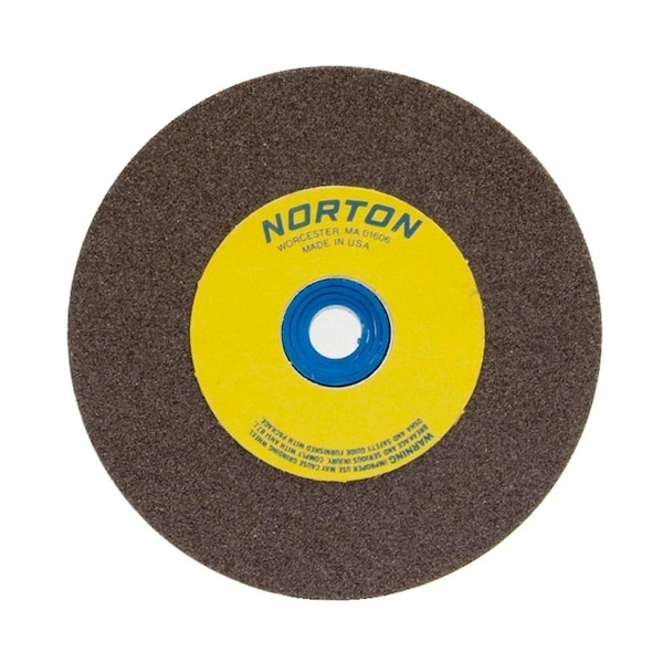 Norton Co Bench & Pedestal Wheel, Standard, Aluminum Oxide, Size: 5 x 1 x 1 Medium, Max RPM: 4965 076607-88225 - main